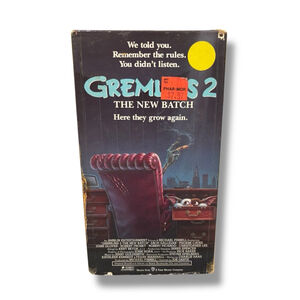 Gremlins 2: The New Batch VHS 1990 Phoebe Cates Horror Comedy Film Rare HTF 90s